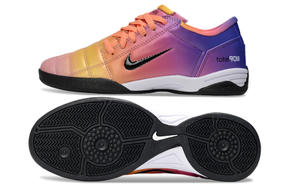Nike Total 90 III IC Indoor & Futsal Soccer Shoes - Pink/Yellow/Purple