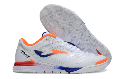 Joma Top Flex IC Indoor & Futsal Soccer Shoes - White/Blue/Red