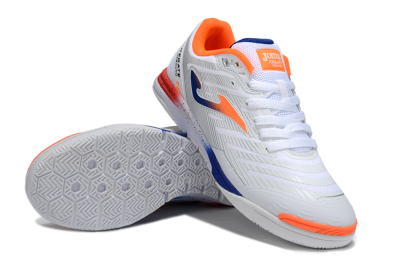 Joma Top Flex IC Indoor & Futsal Soccer Shoes - White/Blue/Red