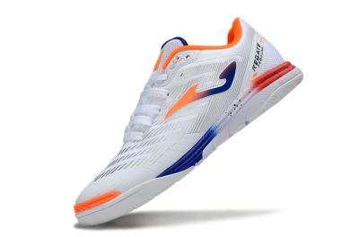 Joma Top Flex IC Indoor & Futsal Soccer Shoes - White/Blue/Red