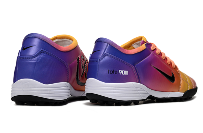 Nike Total 90 III TF Artificial Turf Soccer Shoes - Pink/Yellow/Purple