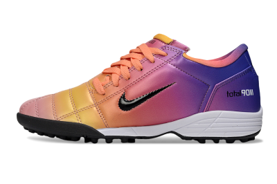 Nike Total 90 III TF Artificial Turf Soccer Shoes - Pink/Yellow/Purple