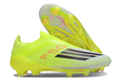 Adidas F50+ Elite Lightstrike Pro Laceless FG Firm Ground Soccer Cleats - Yellow/Black/Red