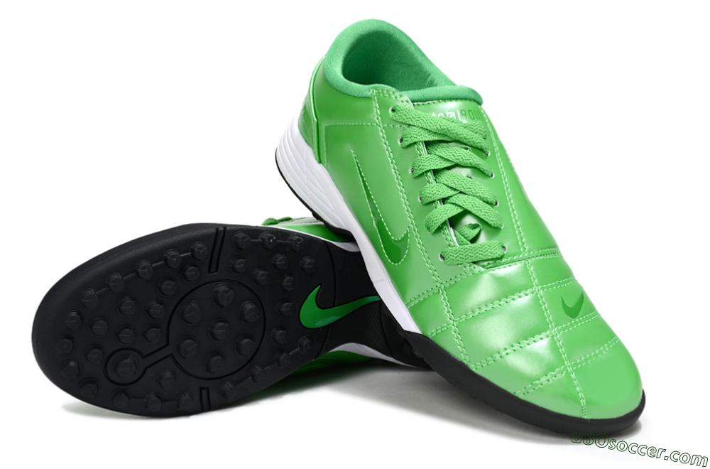 Nike Total 90 III TF Artificial Turf Soccer Shoes - Green/White 3