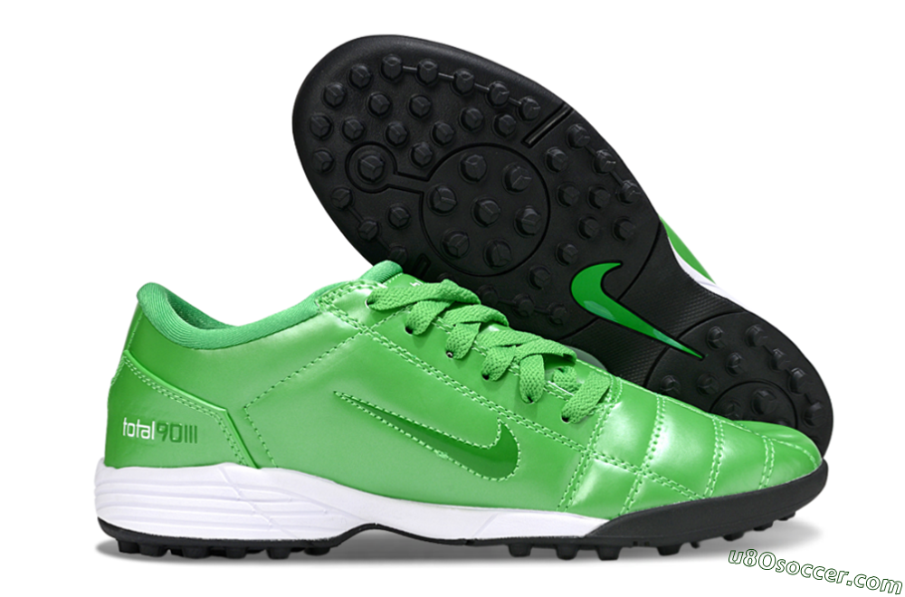 Nike Total 90 III TF Artificial Turf Soccer Shoes - Green/White 1
