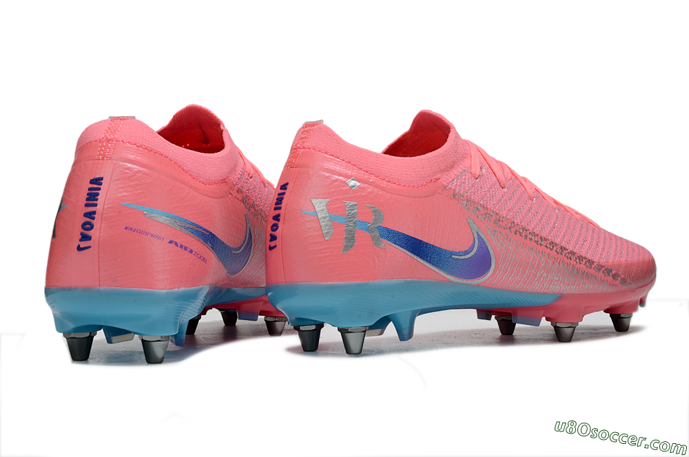 Nike Air Zoom Mercurial Vapor 16 Elite SG Soft Ground Soccer Cleats - Red/Silver/Blue 6