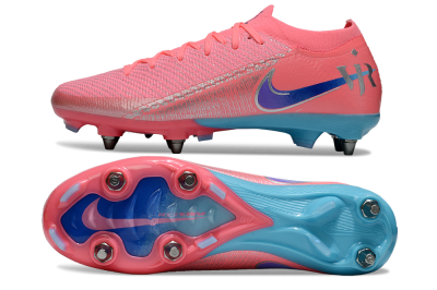 Nike Air Zoom Mercurial Vapor 16 Elite SG Soft Ground Soccer Cleats - Red/Silver/Blue