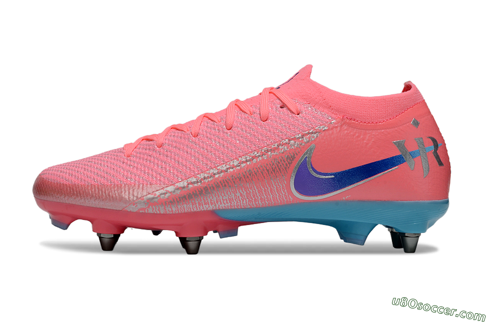 Nike Air Zoom Mercurial Vapor 16 Elite SG Soft Ground Soccer Cleats - Red/Silver/Blue 2