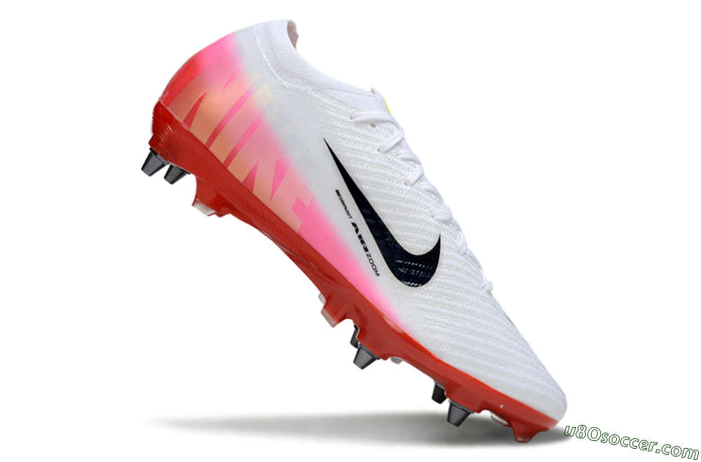 Nike Air Zoom Mercurial Vapor 16 Elite SG Soft Ground Soccer Cleats - White/Black/Red 4