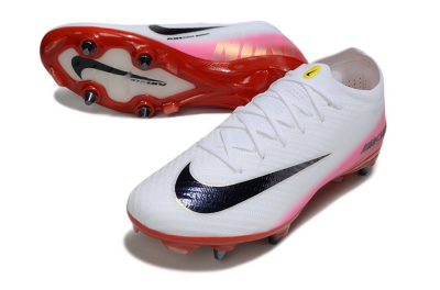 Nike Air Zoom Mercurial Vapor 16 Elite SG Soft Ground Soccer Cleats - White/Black/Red