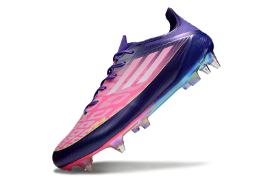 Adidas F50 Elite SG Soft Ground Soccer Cleats - Pink/Blue/Yellow