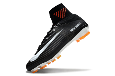 Nike Zoom Mercurial Superfly 5 Elite FG Firm Ground Soccer Cleats - Black/White/Red