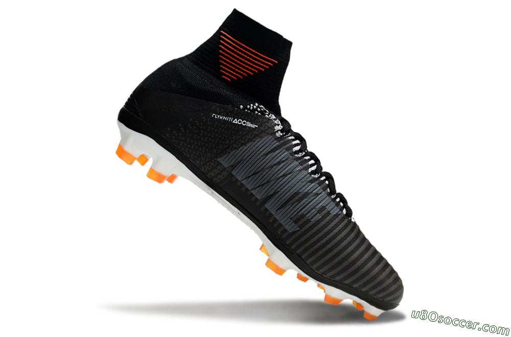 Nike Zoom Mercurial Superfly 5 Elite FG Firm Ground Soccer Cleats - Black/White/Red 4