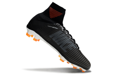 Nike Zoom Mercurial Superfly 5 Elite FG Firm Ground Soccer Cleats - Black/White/Red