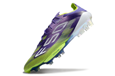 Adidas F50+ Elite Lightstrike Pro FG Firm Ground Soccer Cleats - Purple/Yellow/White