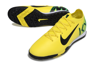 Nike Air Zoom Mercurial Vapor 16 Elite TF Artificial Turf Soccer Shoes - Yellow/Black/Green