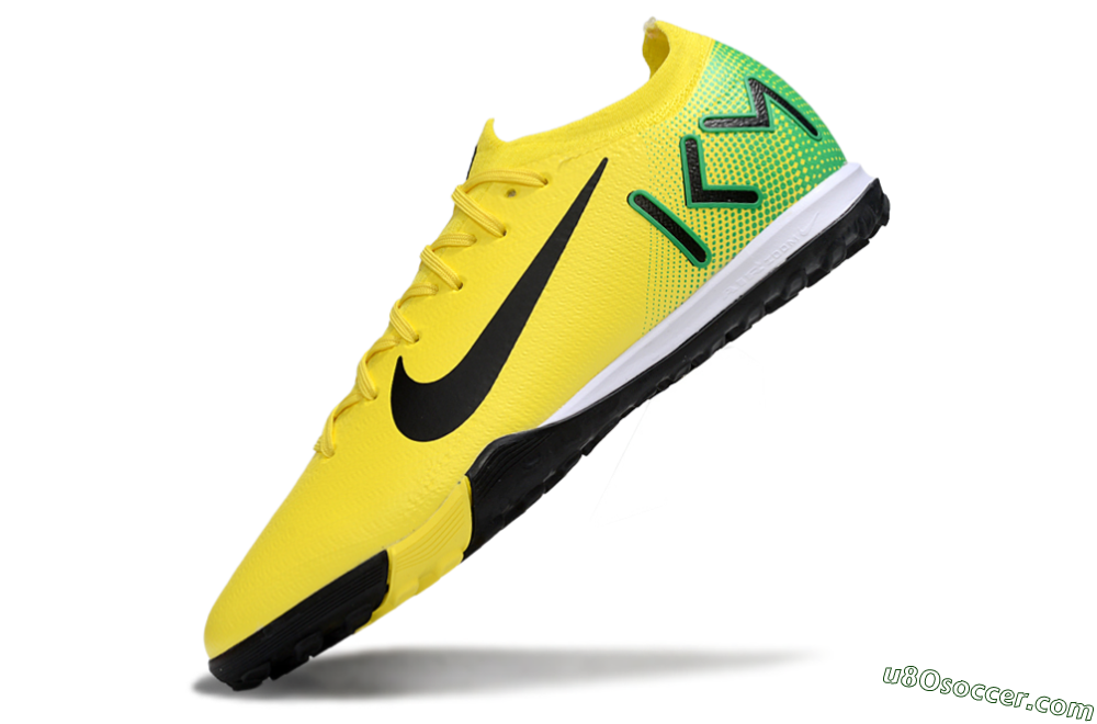 Nike Air Zoom Mercurial Vapor 16 Elite TF Artificial Turf Soccer Shoes - Yellow/Black/Green 5
