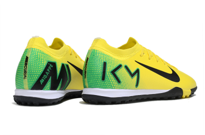 Nike Air Zoom Mercurial Vapor 16 Elite TF Artificial Turf Soccer Shoes - Yellow/Black/Green