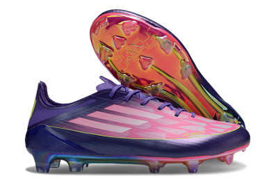 Adidas F50 Elite FG Firm Ground Soccer Cleats - Pink/Blue/Yellow