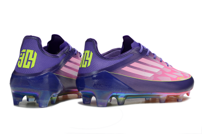 Adidas F50 Elite FG Firm Ground Soccer Cleats - Pink/Blue/Yellow