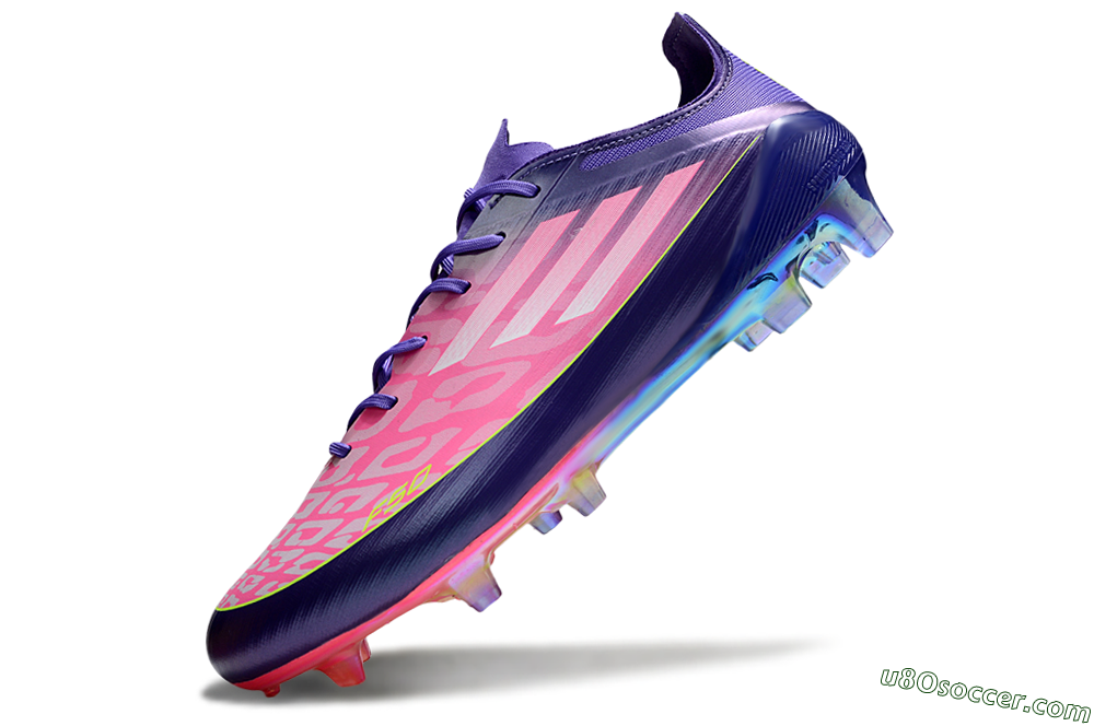 Adidas F50 Elite FG Firm Ground Soccer Cleats - Pink/Blue/Yellow 5