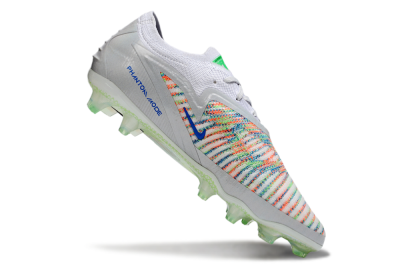 Nike Phantom 6 Elite FG Firm Ground Soccer Cleats - White/Red/Yellow