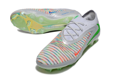 Nike Phantom 6 Elite FG Firm Ground Soccer Cleats - White/Red/Yellow