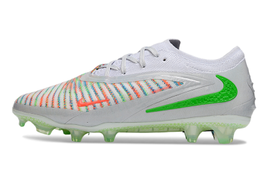 Nike Phantom 6 Elite FG Firm Ground Soccer Cleats - White/Red/Yellow