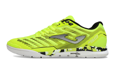 Joma Top Flex IC Indoor & Futsal Soccer Shoes - Yellow/Silver/Black