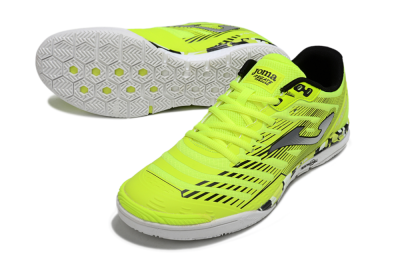 Joma Top Flex IC Indoor & Futsal Soccer Shoes - Yellow/Silver/Black