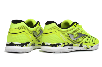 Joma Top Flex IC Indoor & Futsal Soccer Shoes - Yellow/Silver/Black