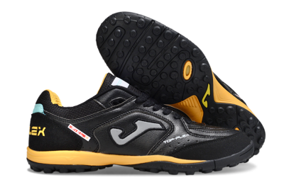Joma Top Flex TF Artificial Turf Soccer Shoes - Black/Grey/Yellow