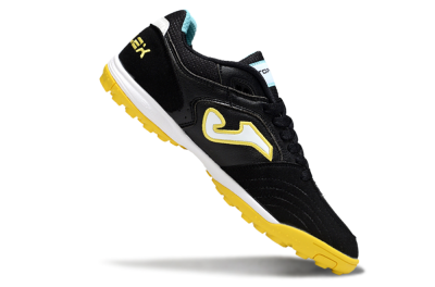 Joma Top Flex TF Artificial Turf Soccer Shoes - Black/White/Yellow