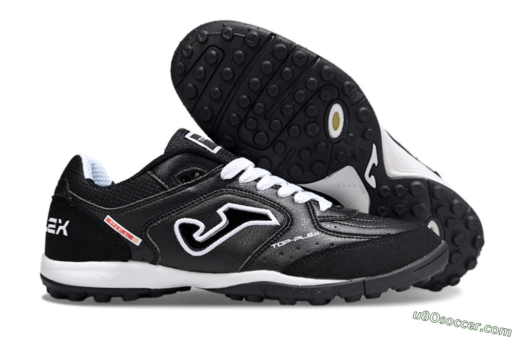 Joma Top Flex TF Artificial Turf Soccer Shoes - Black/White/Red 1