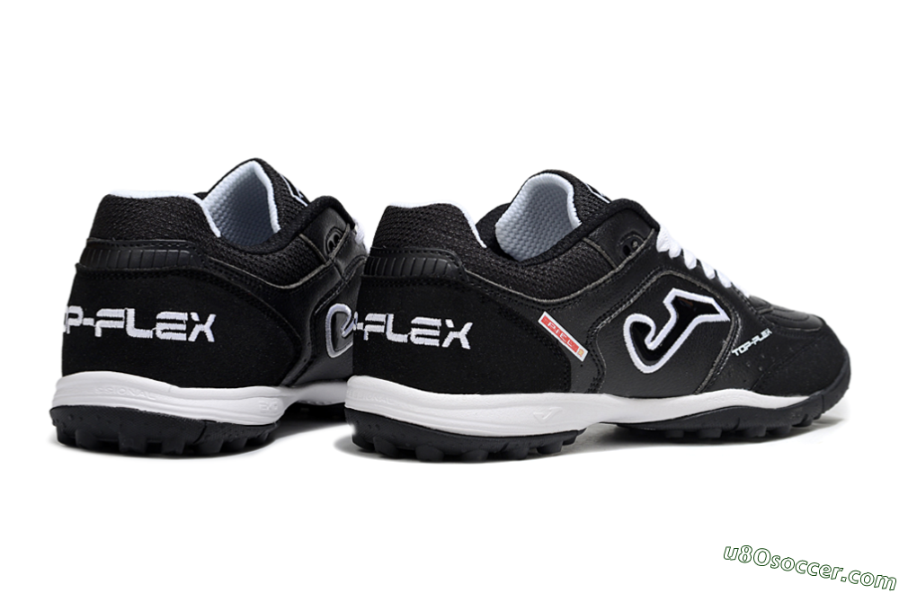 Joma Top Flex TF Artificial Turf Soccer Shoes - Black/White/Red 6