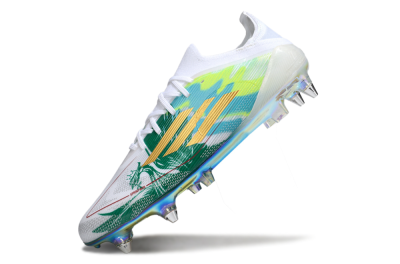 Adidas F50 Elite SG Soft Ground Soccer Cleats - White/Green/Gold