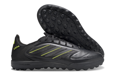 Adidas Copa Pure 2 TF Artificial Turf Soccer Shoes - Black/Yellow