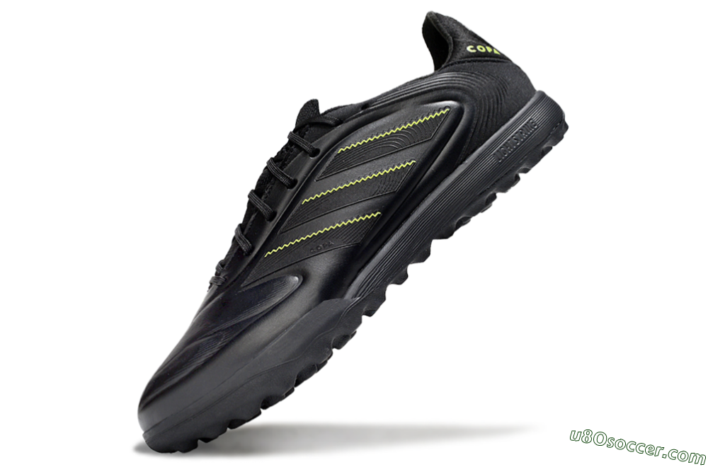 Adidas Copa Pure 2 TF Artificial Turf Soccer Shoes - Black/Yellow 5