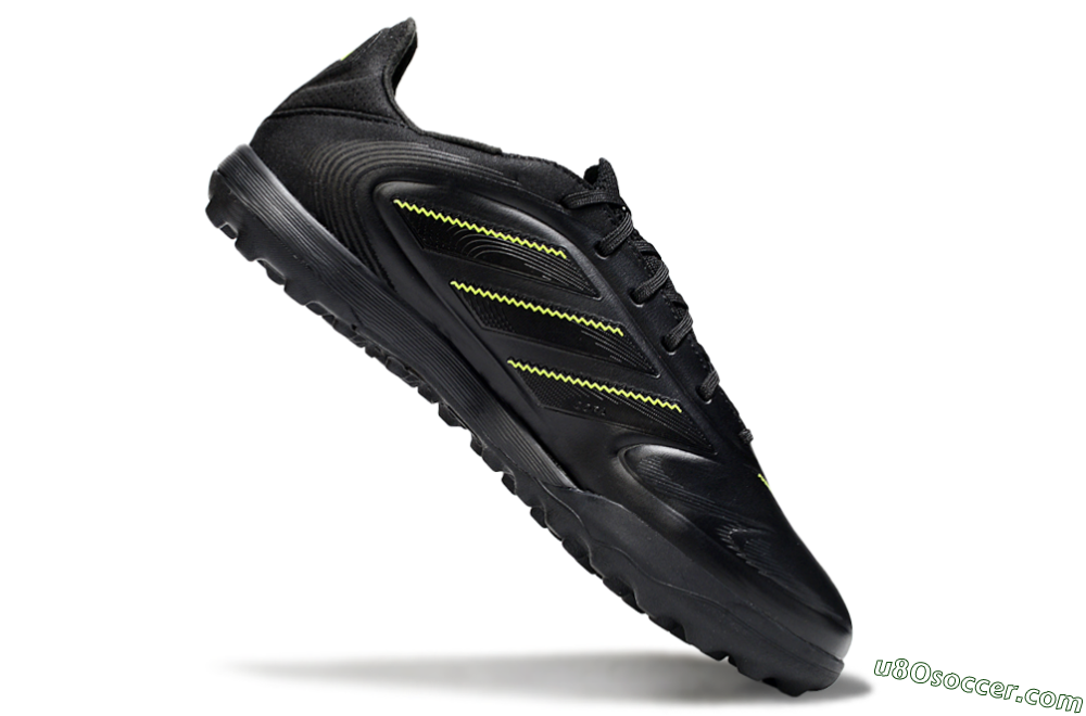 Adidas Copa Pure 2 TF Artificial Turf Soccer Shoes - Black/Yellow 4