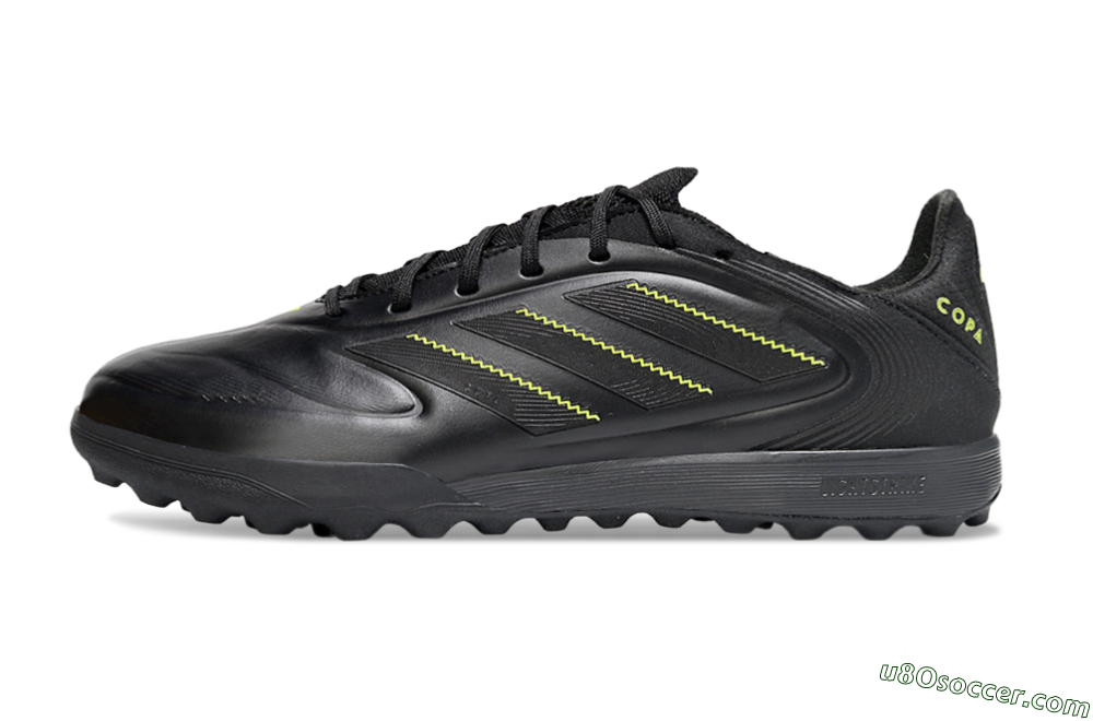 Adidas Copa Pure 2 TF Artificial Turf Soccer Shoes - Black/Yellow 2