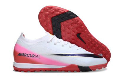 Nike Air Zoom Mercurial Vapor 16 Elite TF Artificial Turf Soccer Shoes - White/Black/Red