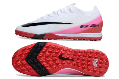 Nike Air Zoom Mercurial Vapor 16 Elite TF Artificial Turf Soccer Shoes - White/Black/Red