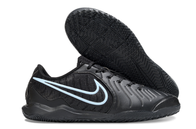 Nike Tiempo Legend 10 Academy IC Indoor & Futsal Soccer Shoes - Black/Jade