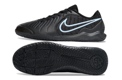 Nike Tiempo Legend 10 Academy IC Indoor & Futsal Soccer Shoes - Black/Jade
