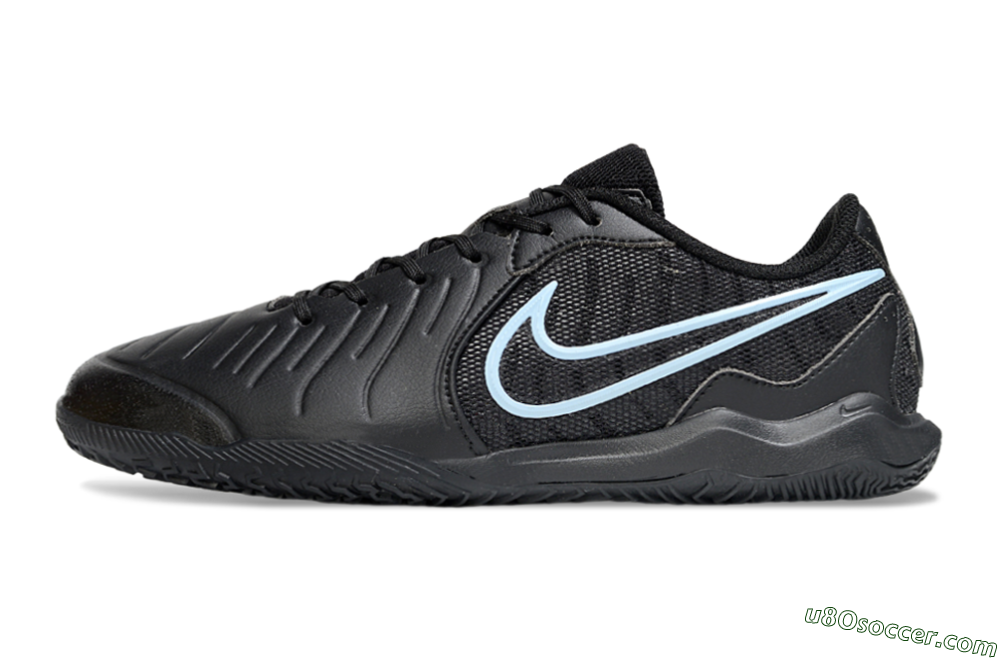 Nike Tiempo Legend 10 Academy IC Indoor & Futsal Soccer Shoes - Black/Jade 2