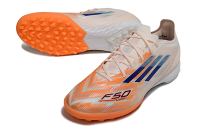 Adidas F50 Pro TF Artificial Turf Soccer Shoes - Pink/Orange/Blue