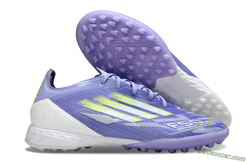 Adidas F50 Pro TF Artificial Turf Soccer Shoes - Blue/Yellow/White 1