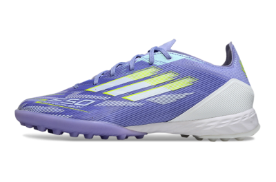 Adidas F50 Pro TF Artificial Turf Soccer Shoes - Blue/Yellow/White