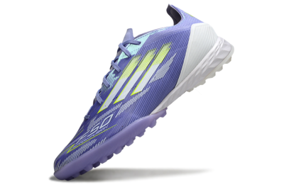 Adidas F50 Pro TF Artificial Turf Soccer Shoes - Blue/Yellow/White