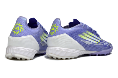 Adidas F50 Pro TF Artificial Turf Soccer Shoes - Blue/Yellow/White